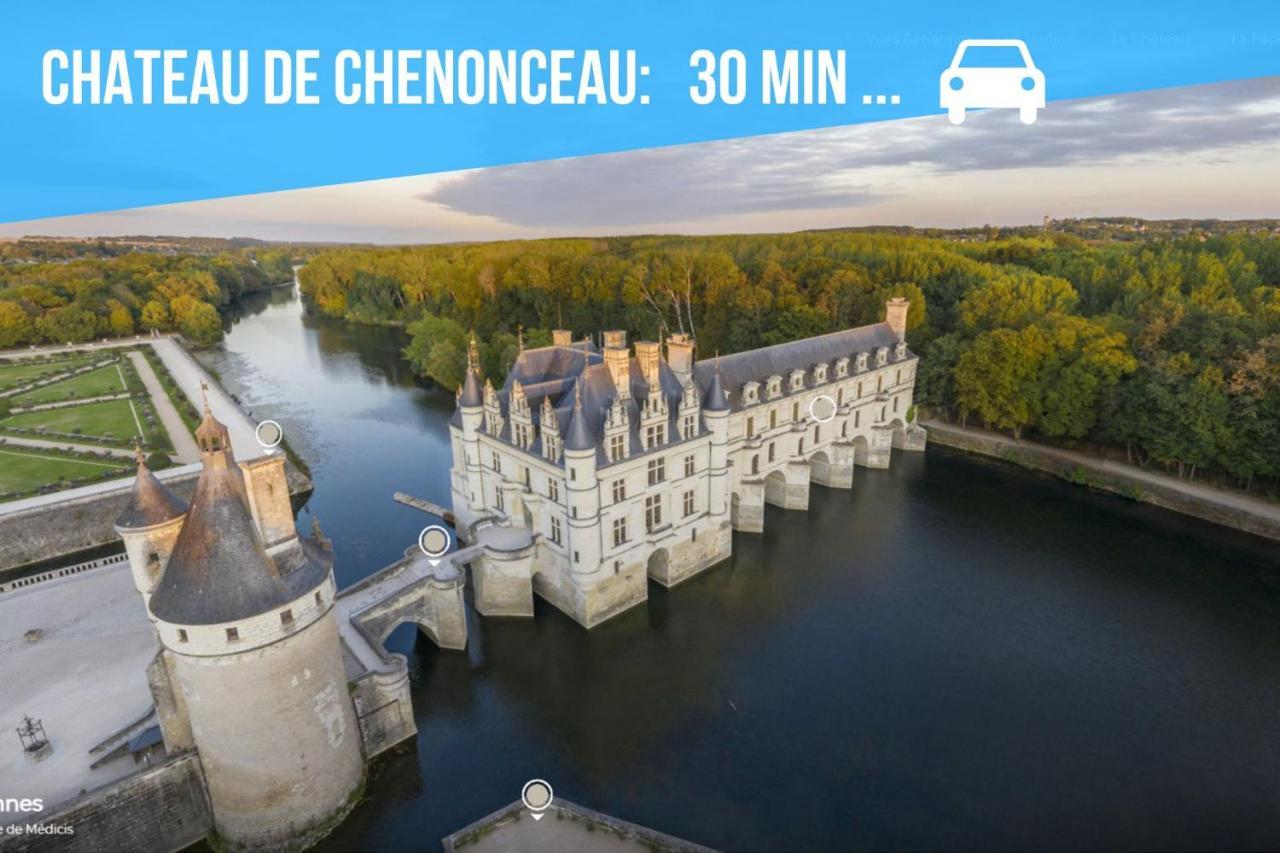 Вілла Caporizon-Le Coffre Fort-Le Clos De Chambord Saint-Claude-de-Diray Екстер'єр фото