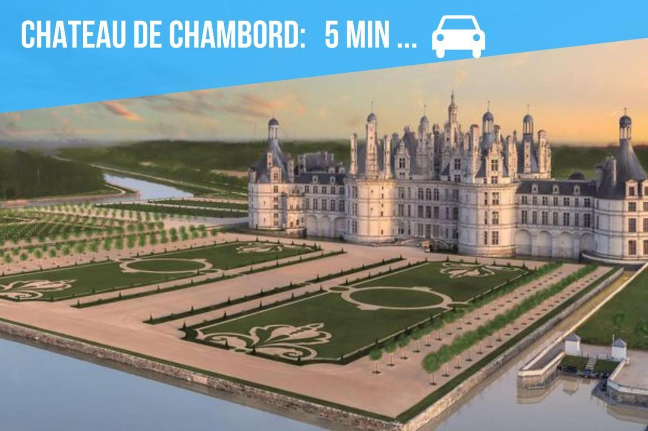 Вілла Caporizon-Le Coffre Fort-Le Clos De Chambord Saint-Claude-de-Diray Екстер'єр фото